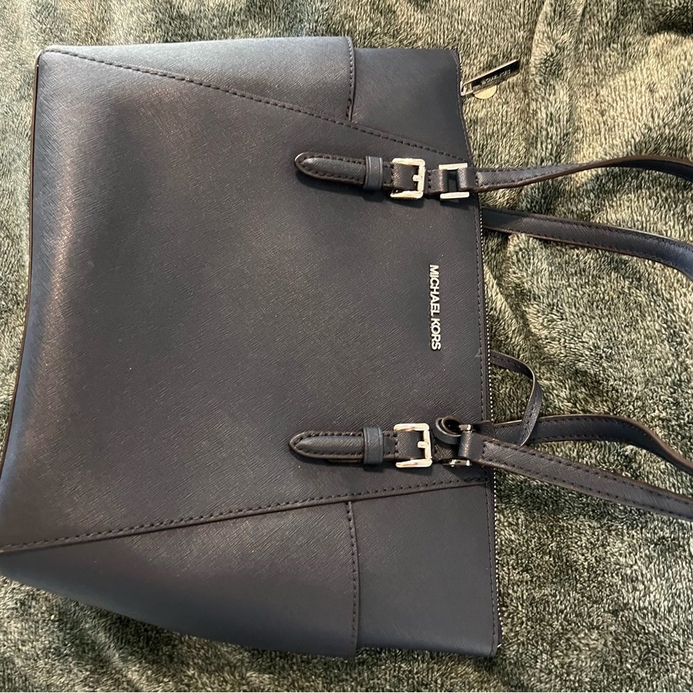 Dark navy blue Michael kors purse